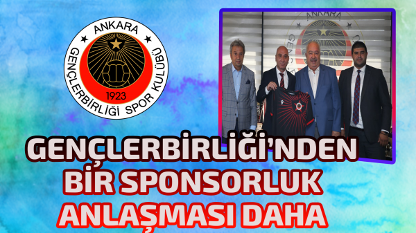 Gençlerbirliği’nden bir sponsorluk anlaşması daha 