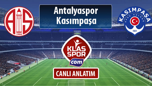 Antalyaspor - Kasımpaşa maç kadroları belli oldu...