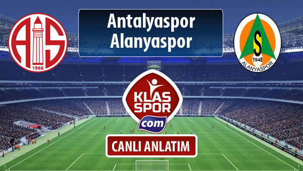 Antalyaspor - Alanyaspor maç kadroları belli oldu...