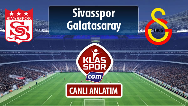 Demir Grup Sivasspor - Galatasaray maç kadroları belli oldu...