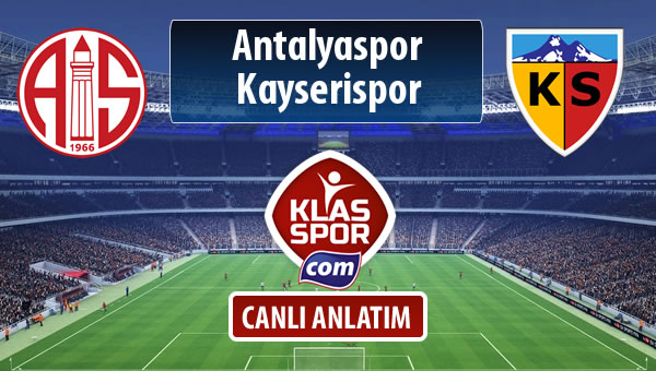 Antalyaspor - Kayserispor maç kadroları belli oldu...