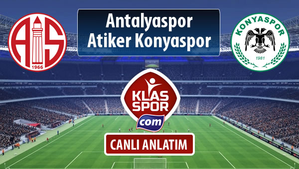 Antalyaspor - Atiker Konyaspor maç kadroları belli oldu...