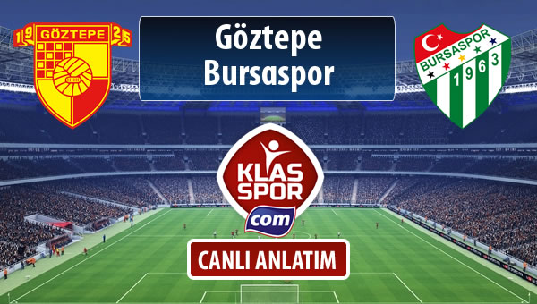 İşte Göztepe - Bursaspor maçında ilk 11'ler