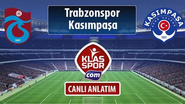 Trabzonspor - Kasımpaşa maç kadroları belli oldu...