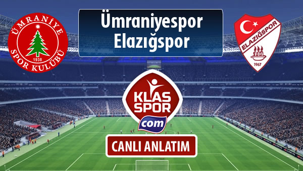 İşte Ümraniyespor - Elazığspor maçında ilk 11'ler