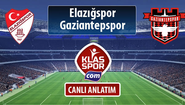 Elazığspor - Gaziantepspor maç kadroları belli oldu...