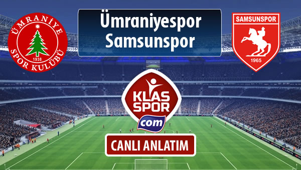 Ümraniyespor - Samsunspor maç kadroları belli oldu...