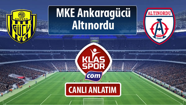 MKE Ankaragücü - Altınordu maç kadroları belli oldu...