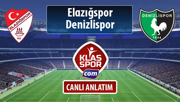 İşte Elazığspor - Denizlispor maçında ilk 11'ler