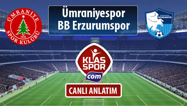 İşte Ümraniyespor - BB Erzurumspor maçında ilk 11'ler