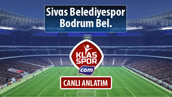 İşte Sivas Belediyespor - Bodrum Bel. maçında ilk 11'ler