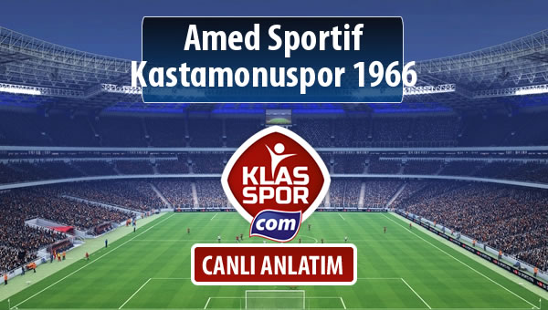 Amed Sportif - Kastamonuspor 1966 maç kadroları belli oldu...