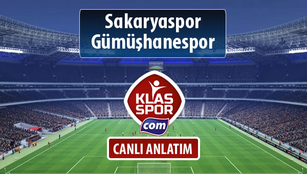 Sakaryaspor - Gümüşhanespor maç kadroları belli oldu...