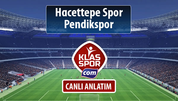 Hacettepe Spor - Pendikspor maç kadroları belli oldu...