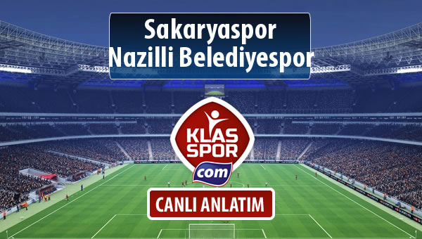 Sakaryaspor - Nazilli Belediyespor maç kadroları belli oldu...