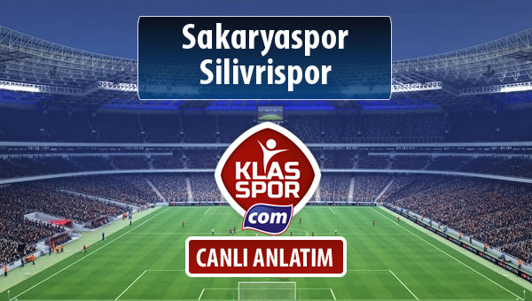 Sakaryaspor - Silivrispor sahaya hangi kadro ile çıkıyor?