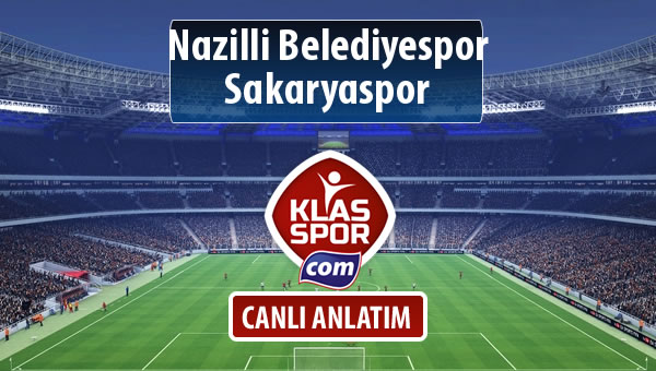 Nazilli Belediyespor - Sakaryaspor maç kadroları belli oldu...
