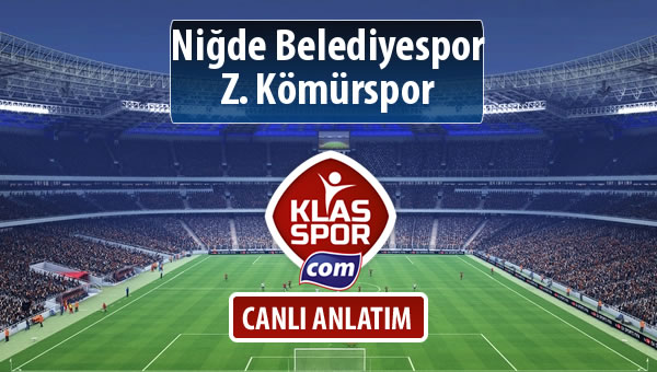 Niğde Belediyespor - Z. Kömürspor sahaya hangi kadro ile çıkıyor?