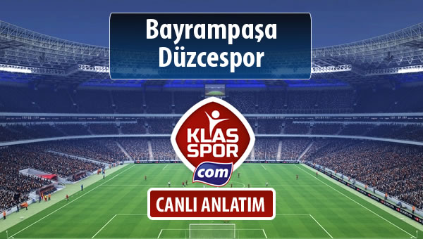 İşte Bayrampaşa - Düzcespor maçında ilk 11'ler