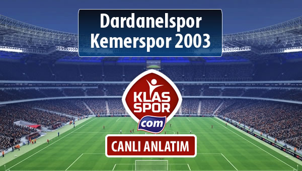 İşte Dardanelspor - Kemerspor 2003 maçında ilk 11'ler