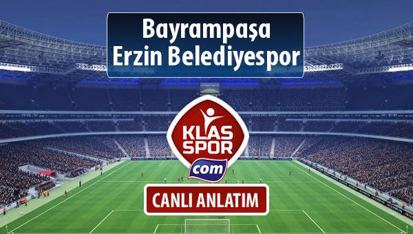 İşte Bayrampaşa - Erzin Belediyespor maçında ilk 11'ler