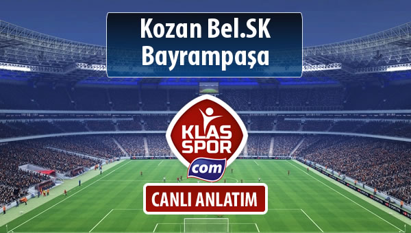 İşte Kozan Bel.SK - Bayrampaşa maçında ilk 11'ler