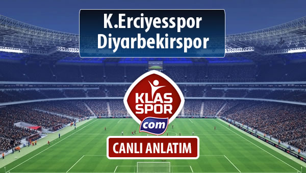 İşte K.Erciyesspor - Diyarbekirspor maçında ilk 11'ler