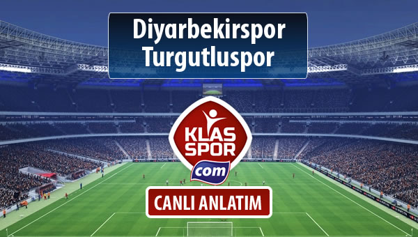 Diyarbekirspor - Turgutluspor sahaya hangi kadro ile çıkıyor?