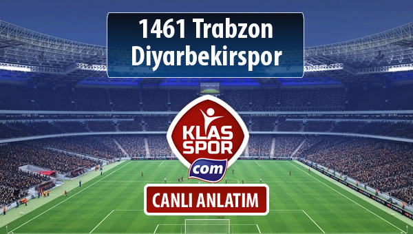 1461 Trabzon - Diyarbekirspor maç kadroları belli oldu...