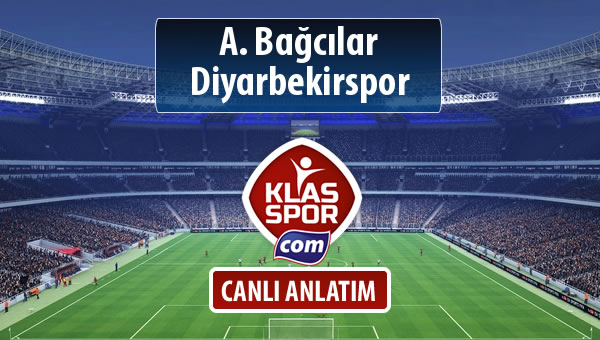 A. Bağcılar - Diyarbekirspor maç kadroları belli oldu...