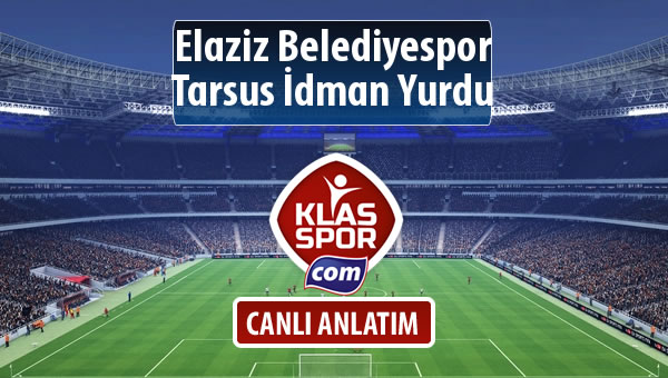 Elaziz Belediyespor - Tarsus İdman Yurdu maç kadroları belli oldu...