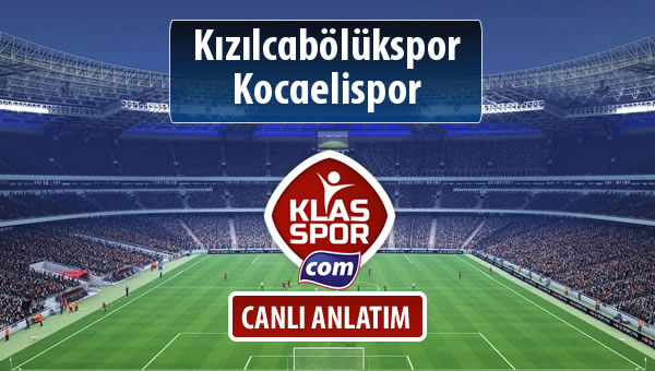 İşte Kızılcabölükspor - Kocaelispor maçında ilk 11'ler