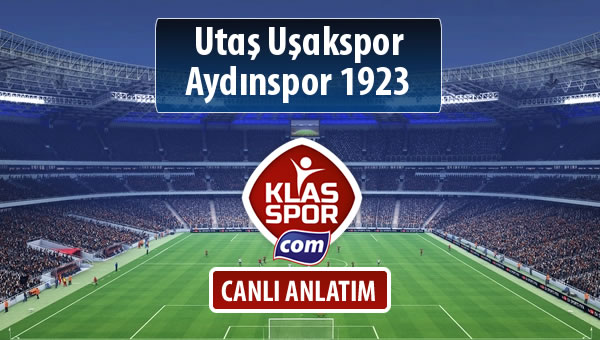 Utaş Uşakspor - Aydınspor 1923 maç kadroları belli oldu...