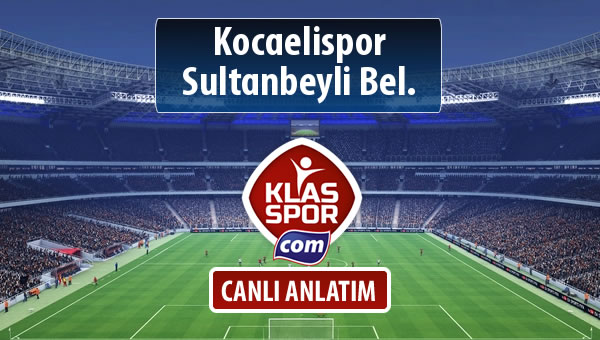 Kocaelispor - Sultanbeyli Bel. maç kadroları belli oldu...