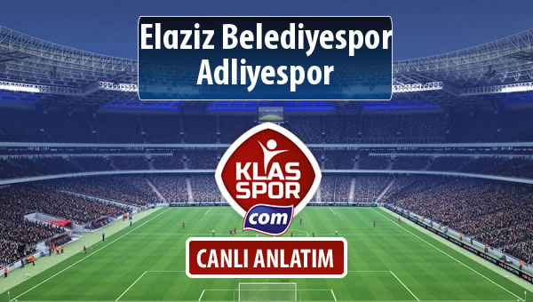 İşte Elaziz Belediyespor - Adliyespor maçında ilk 11'ler