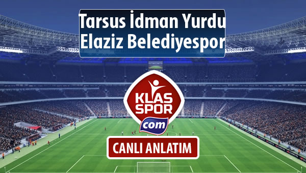 Tarsus İdman Yurdu - Elaziz Belediyespor maç kadroları belli oldu...
