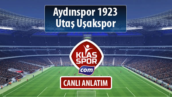 Aydınspor 1923 - Utaş Uşakspor maç kadroları belli oldu...
