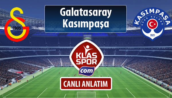 Galatasaray - Kasımpaşa maç kadroları belli oldu...