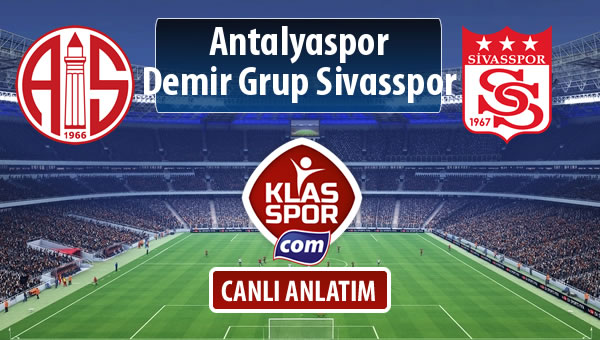 Antalyaspor - Demir Grup Sivasspor maç kadroları belli oldu...