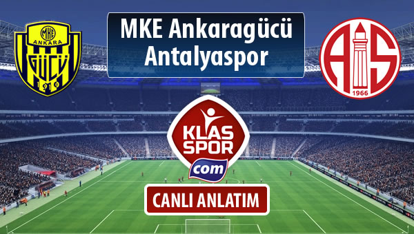 MKE Ankaragücü - Antalyaspor maç kadroları belli oldu...