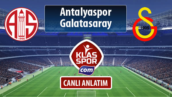 Antalyaspor - Galatasaray sahaya hangi kadro ile çıkıyor?