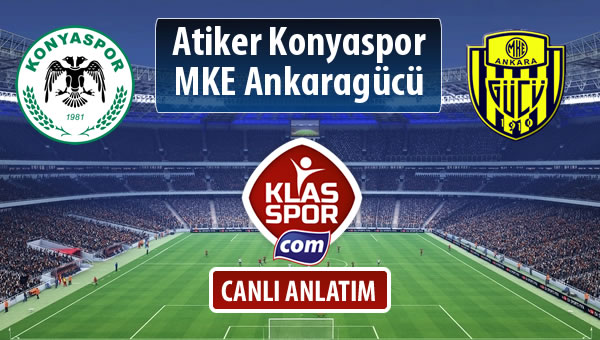 Atiker Konyaspor - MKE Ankaragücü maç kadroları belli oldu...