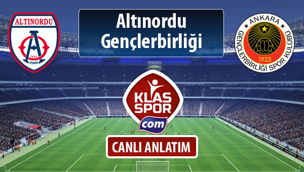 Altınordu - Gençlerbirliği sahaya hangi kadro ile çıkıyor?