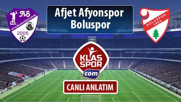 Afjet Afyonspor  - Boluspor sahaya hangi kadro ile çıkıyor?