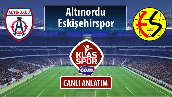 Altınordu - Eskişehirspor maç kadroları belli oldu...