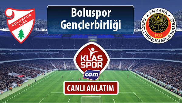 Boluspor - Gençlerbirliği maç kadroları belli oldu...