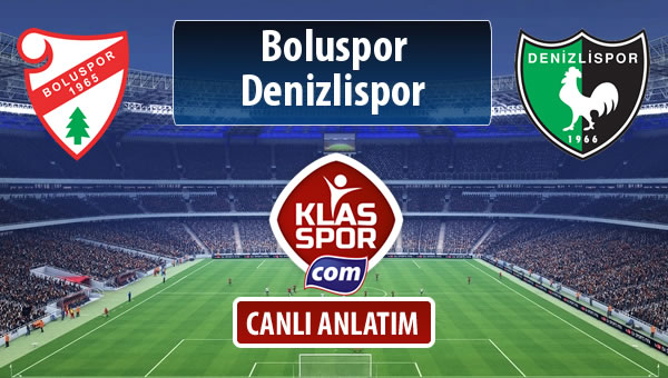 Boluspor - Denizlispor sahaya hangi kadro ile çıkıyor?