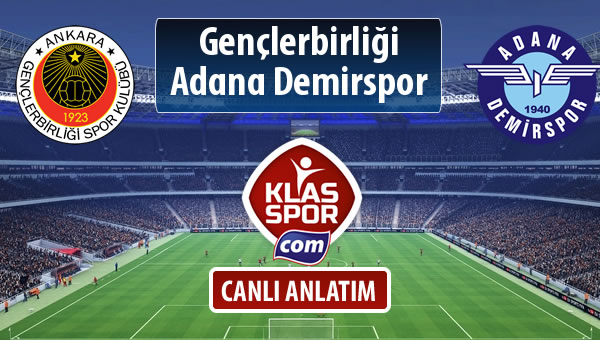 Gençlerbirliği - Adana Demirspor maç kadroları belli oldu...