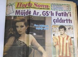 Müjde Ar Fatih Terim'i çıldırttı