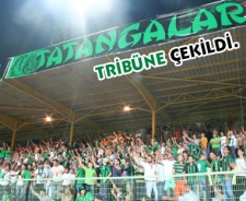 Tatangalar'da tribüne çekildi....